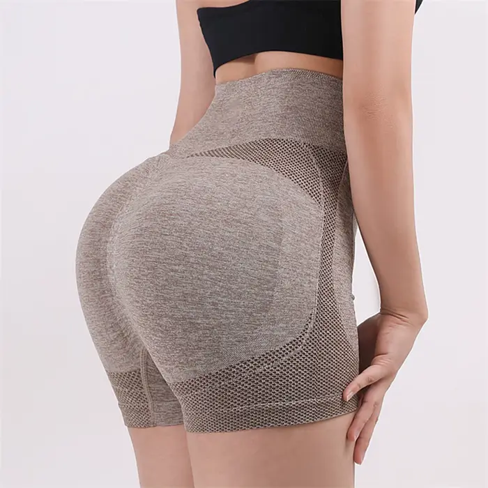 Femmes été mince taille haute Yoga élastique Fitness Yoga Leggings Sport course Shorts