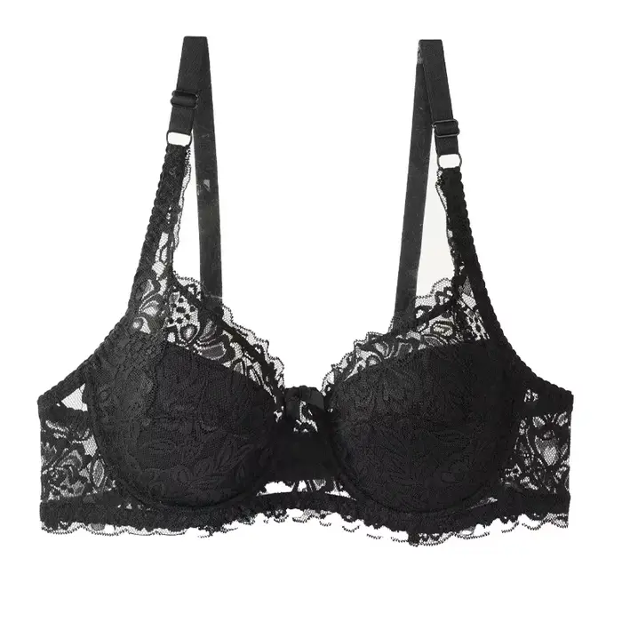 Soutien-gorge push-up confortable en dentelle pour femme, grande taille, à porter au quotidien, resp