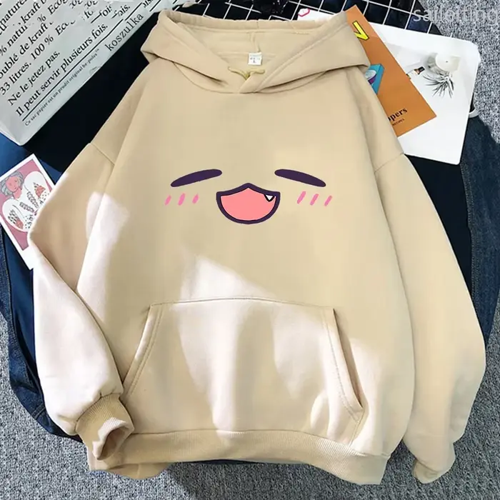 TakoTakodachi Anime kangourou poche Hololive hiver femmes printemps haut d'automne sweat Vintage Har