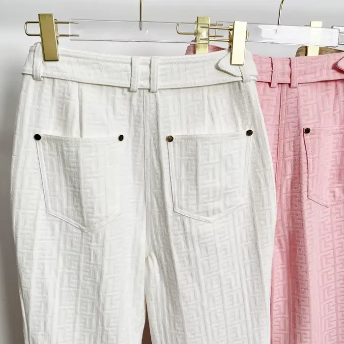 Luxe décontracté nohavice en polyamide lyocell imitation denim pour femmes décontractées accueil occasions spéciales