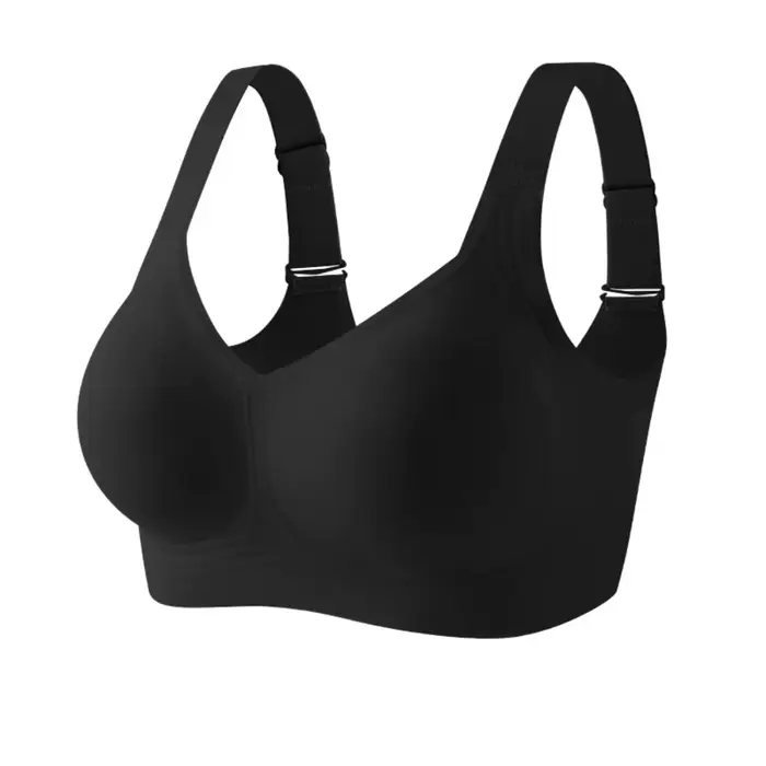 Soutien-gorge sans fil ajustable style débardeur anti-affaissement pour femme, lingerie push-up sans