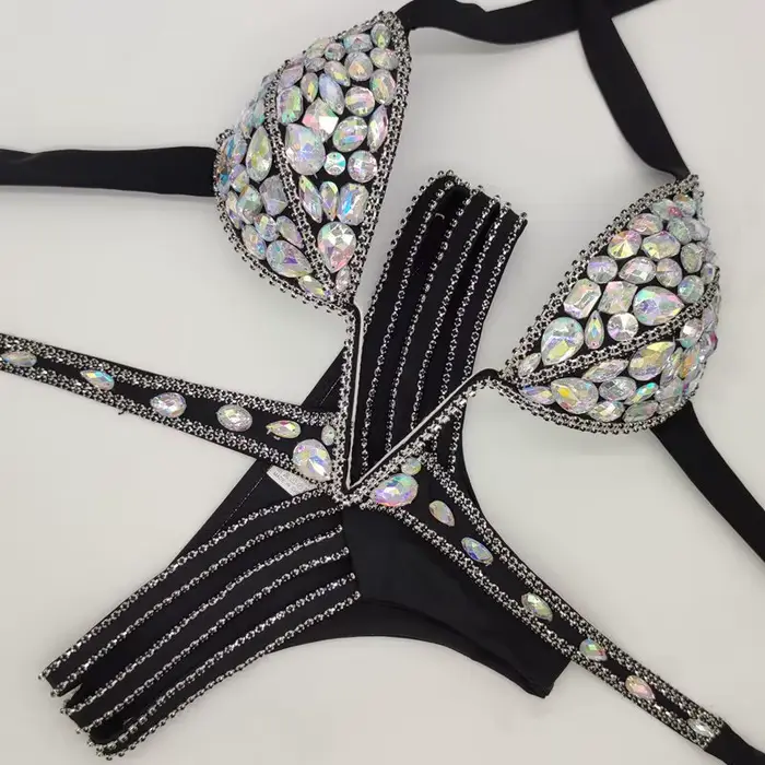2020 Venus dovolenka sexy ženy diamant push up kryštál V-výstrih kamienky plavky horúci predaj