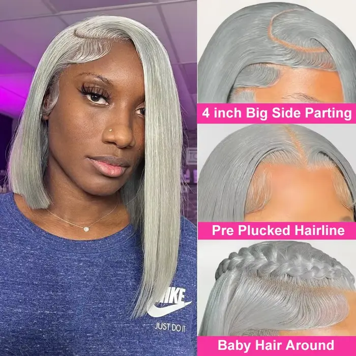 priehľadný Šťastný pondelok čipka predná parochňa s brazílskymi ľudskými vlasmi Remy pre ženy Špeciálne príležitosti Jemná elegancia