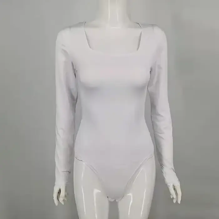 Prispôsobiteľný body s dlhým rukávom pre ženy