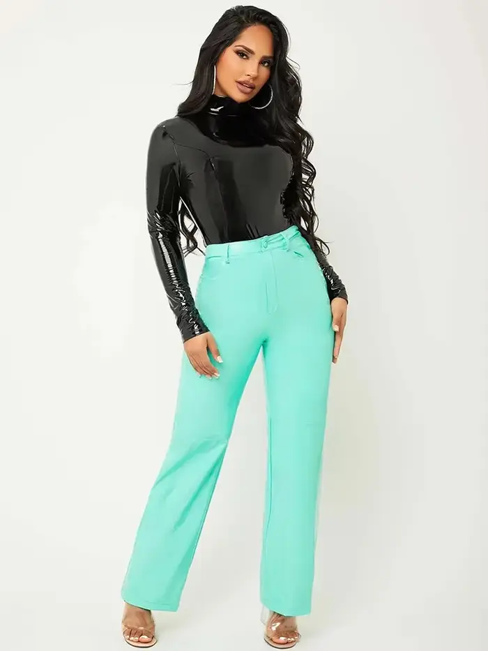 Dámske body z imitácie latexu