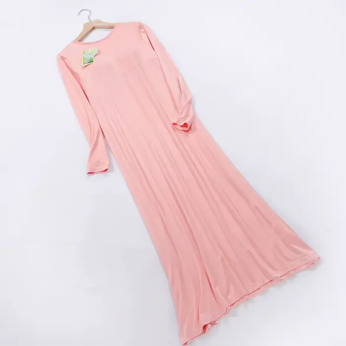 nuisette en coton modal et elastane élégante pour femmes taille m-xlxxl printemps col rond sans décoration basique nocturne chambre erotique occasionnelle