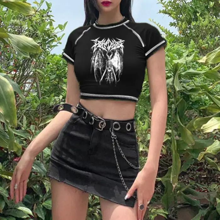 Dámske tričko Harajuku krátky top
