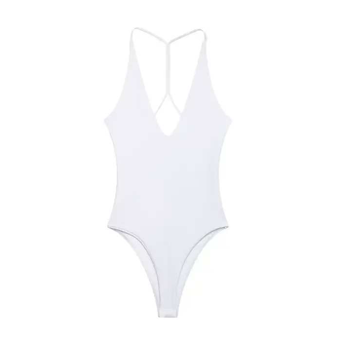 MUJER 2025 biele body pre ženy Slip kombinézy Sexy