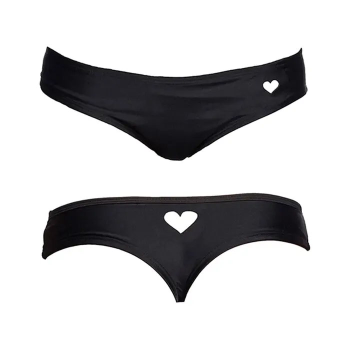 Maillot de bain sexy en forme de cœur pour femme, culotte tanga, bikini brésilien, culotte tanga, so