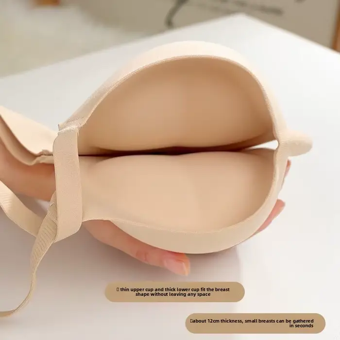 Podprsenka A Cup pre malé prsia - Tvarovacie body push-up 12 cm s okrúhlymi košíkmi