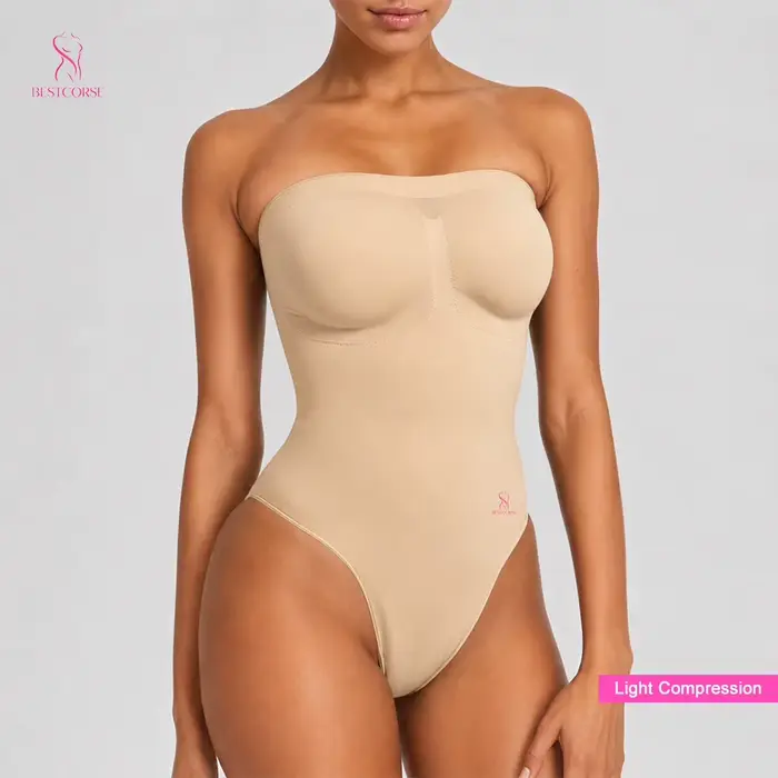 Telo opláštenie žena tangá korzet bez popruhov, tvarovanie telo opláštenie brucho pla bez švov, ploché brucho efekt, bodysuit kus pre pod dámske šaty.