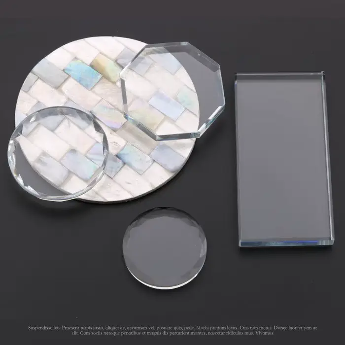 Sklenená paleta farieb na nechty
