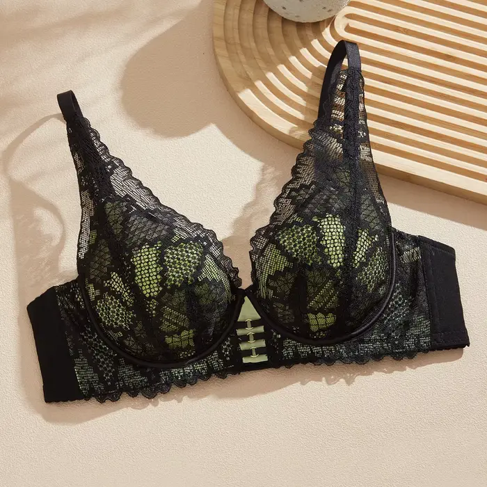 Elegantný Beauwear 2025 75 80 85 C D podprsenka pre ženy 3/4 košíček výstrih Sexy čipka