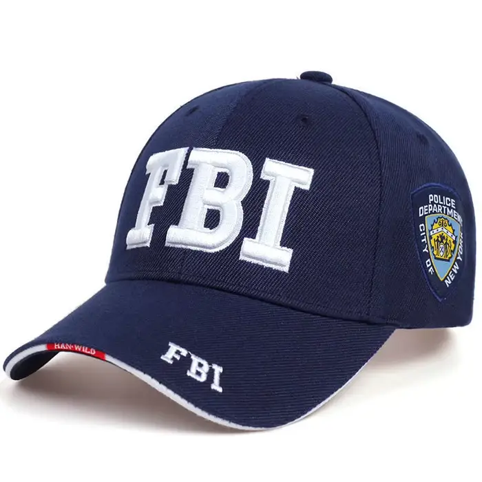 Kanye FBI písmená módne bejzbalové čiapky pre mužov ženy žena muž Športové šiltovky