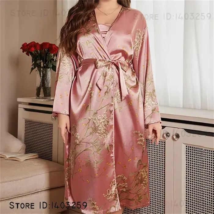 Robe en satin élastique féminine élégante et confortable pour femme occasions spéciales et loungewear