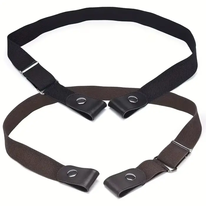 Ceinture sans boucle pour pantalons en Jean, robes, ceinture de taille élastique extensible sans bou