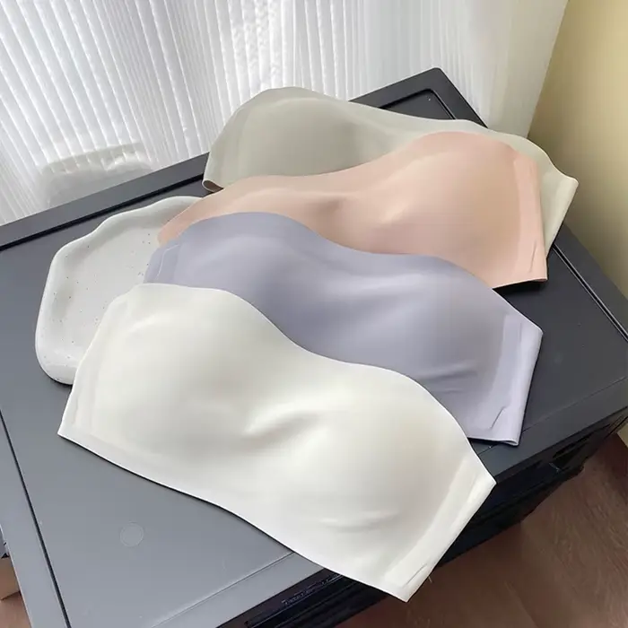 Ženy Sexy bez ramienok podprsenka push up bezdrôtové podprsenky bezšvíkové protišmykové rúrkové bez ramienok podprsenka spodná bielizeň