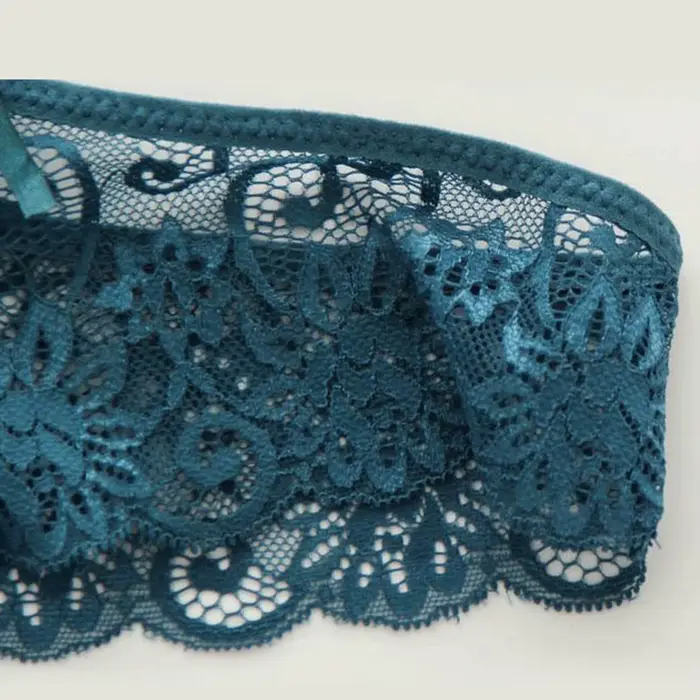 String Sexy en Dentelle pour Femme, Culotte Taille Basse avec Nministériels d Papillon, Broderie Florale, Charmant String, LencBR