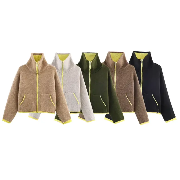 Nouvelle Dámska Pletená Pilotka Cardigan ZERAINS Décontracté Polyester Patchwork Hiver Occasions Spéciales ``` 这段HTML描述了一款女士毛线飞行员夹克（Dámska pletená pilotka），强调了其设计、材质和适用场合。描述中通过创造性的语言激发了顾客的购买欲望，并详细解释了这款产品的特性和益处。最后一行包含了一个优化的SEO标题，旨在吸引更多的目标客户。