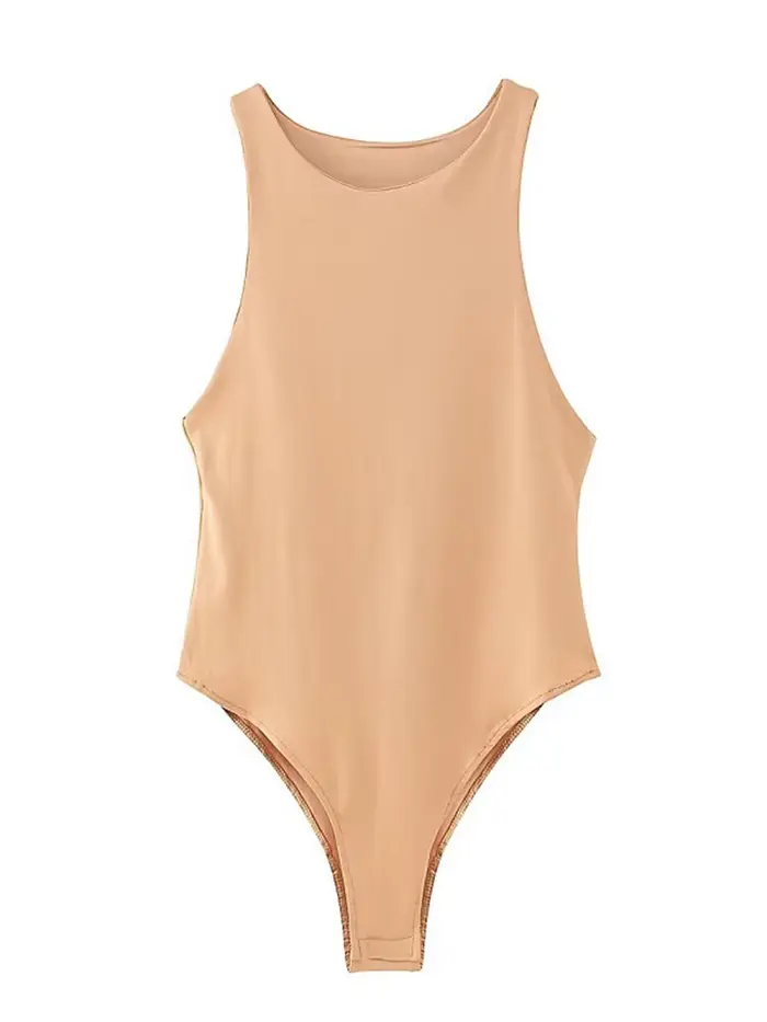 Été solide sexy moulante femmes body femme 8 couleur vert mince body décontracté chic dame club cour