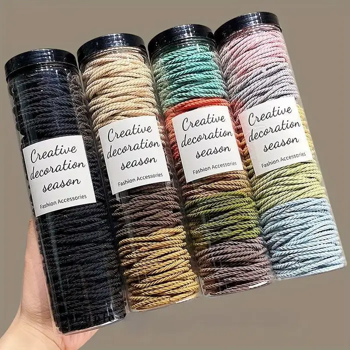 Bandes élastiques pour cheveux sans plis, 100 pièces, confortables et extensibles pour cheveux épais