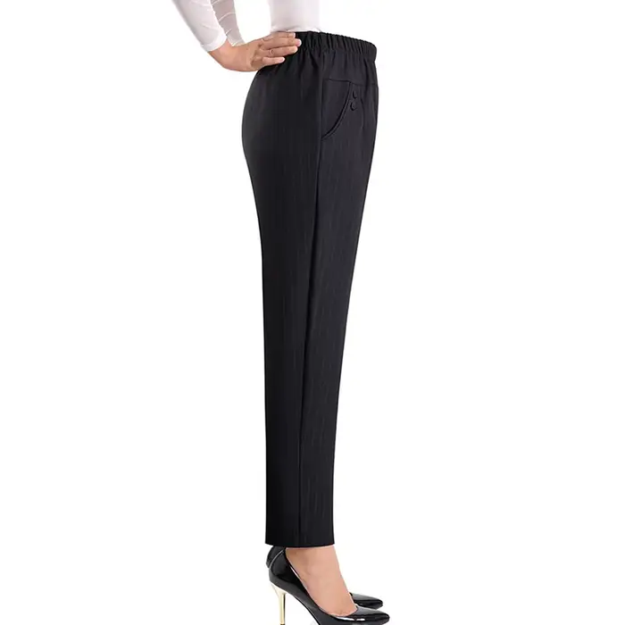 Elastické oversized nohavice pre ženy stredného veku