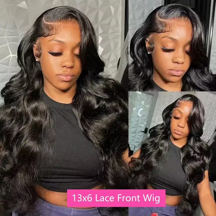 HD 13x4 13x6 Body Wave parochňa so švajčiarskou čipkou pre ženy na rôzne príležitosti