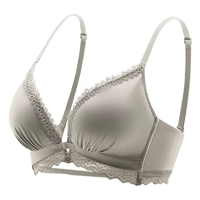 Soutien-gorge ajustable sans anneau en acier pour femme, sous-vêtement à la mode, confortable, bouto