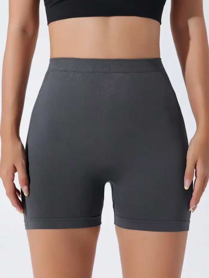 Bezšvové vysoké joggingové šortky z Európy a Ameriky