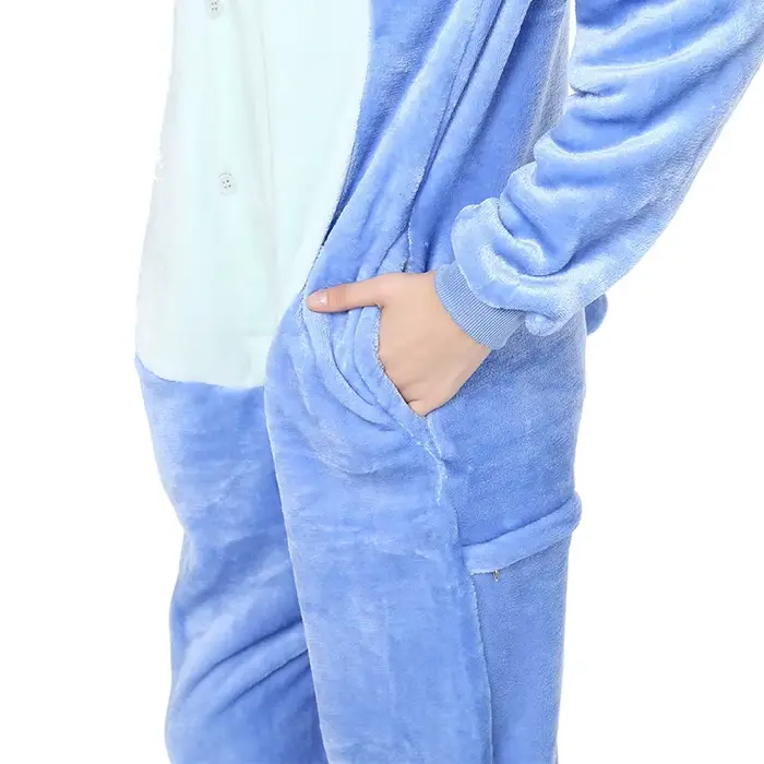 Lilo dot Cosplay Ženy obleky Kigurumi pyžamo roztomilé dot dieťa s kapucňou nočné oblečenie Halloween dospelí oblečenie