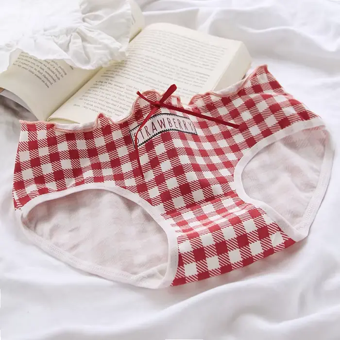 Sous-vetements feminins elegants coton polyester arc decoration taille M-XL occassions speciales