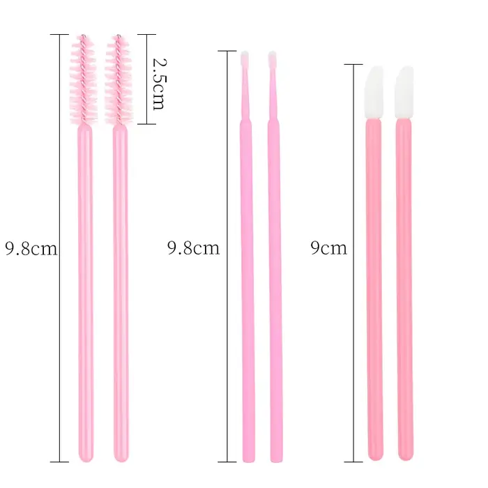 Kit de fournitures d'extension de cils, 200 pièces, bobines de cils jetables, brosses, Micro coton-t