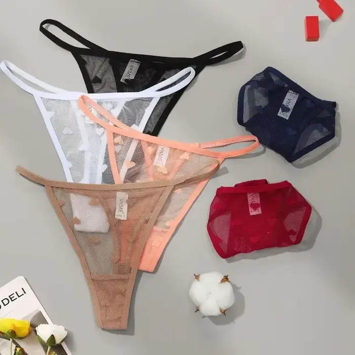 Sexy čistá čipka tangá nohavičky spodná bielizeň pre ženy nízky pás