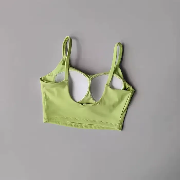 Dámska športová podprsenka Push Up Fitness s pevnými vankúšikmi Joga