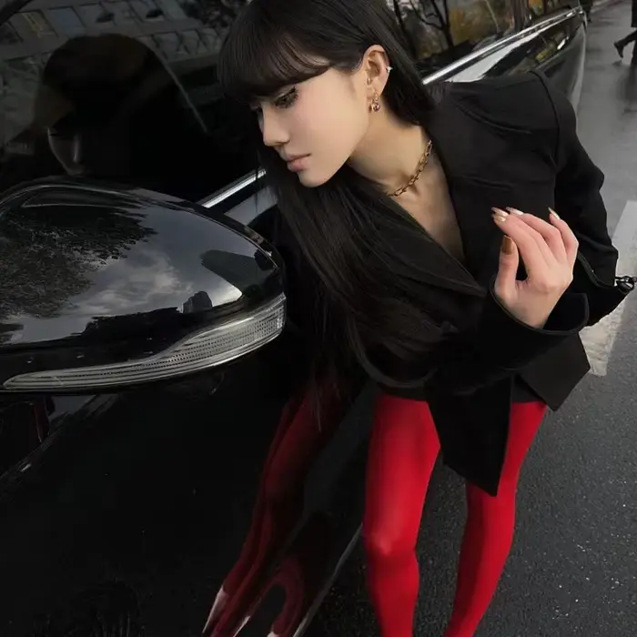 Dámske červené priehľadné pančuchy, tenké spodná bielizeň, zimné pančuchy, čipky legíny, Bodice, sexy dámske ponožky, nové
