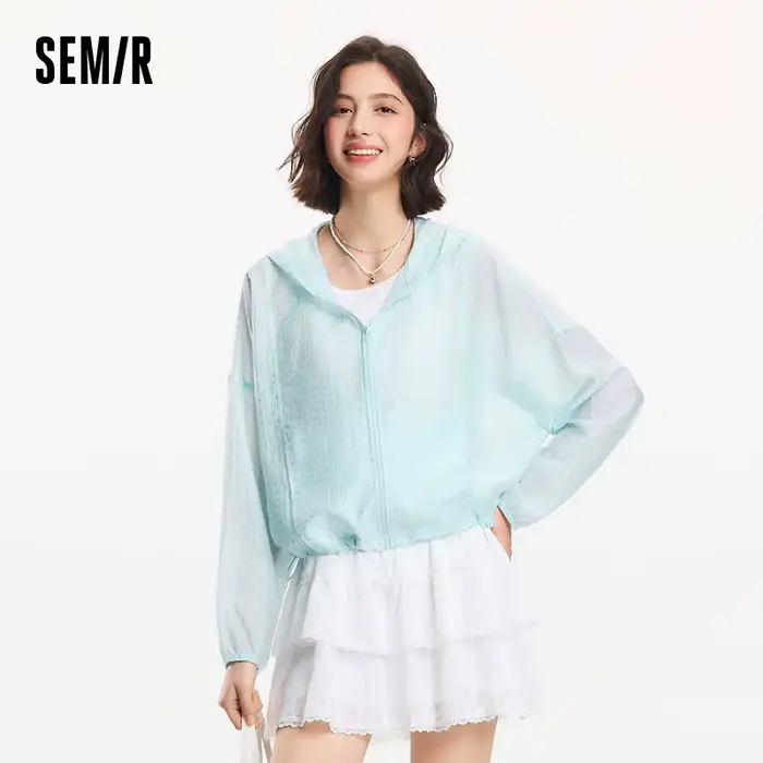 Veste Semir pour femme, imprimé floral, style girly, nouvelle collection été 2025, veste à capuche o