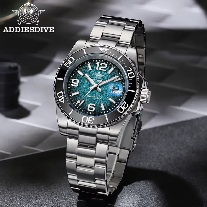 ADDIESDIVE 2025 Nové pánske potápačské hodinky 41mm quartzové náramkové
