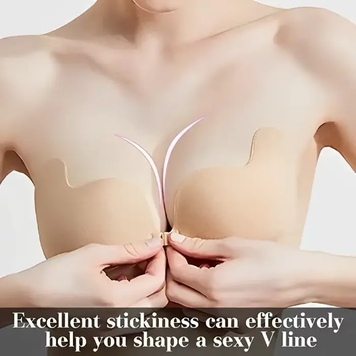 Neviditeľná silikónová podprsenka pre pevné a zvodné prsia špeciálna príležitosť ženy prírodná elegancia