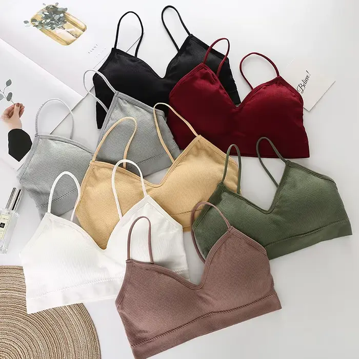 Soutien-gorge de sport dos nu pour femme, séchage rapide, élastique, rembourré, col en V, lingerie sexy, couleur unie, fitness, yoga, respirant