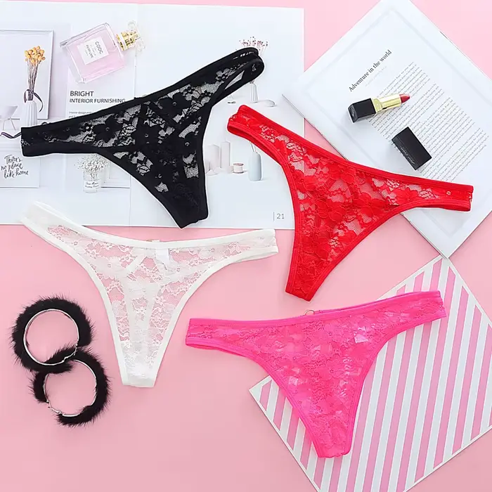 Nízke pasy čipky tangá pre ženy, sexy spodná bielizeň, tanga nohavičky, bezšvové spodné prádlo