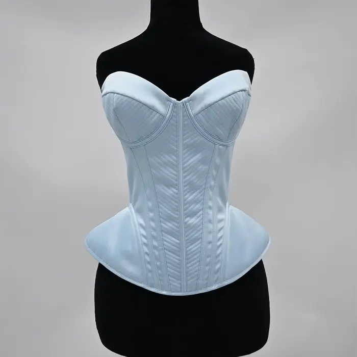 Korzátový bustier pre ženy so vstavanou podprsenkou