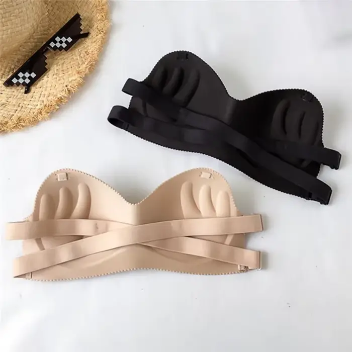 Neviditeľná podprsenka s odhaleným chrbtom Sexy Push Up pre ženy