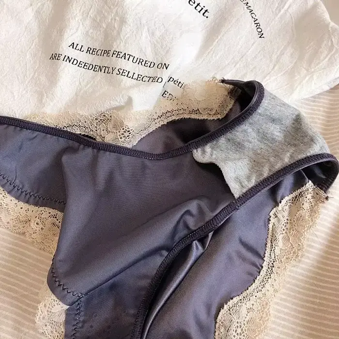 Dámske elastanové nohavičky s elegantnou Moonbiffy čipkou pre ženy spodná bielizeň intímne zvláštne príležitosti
