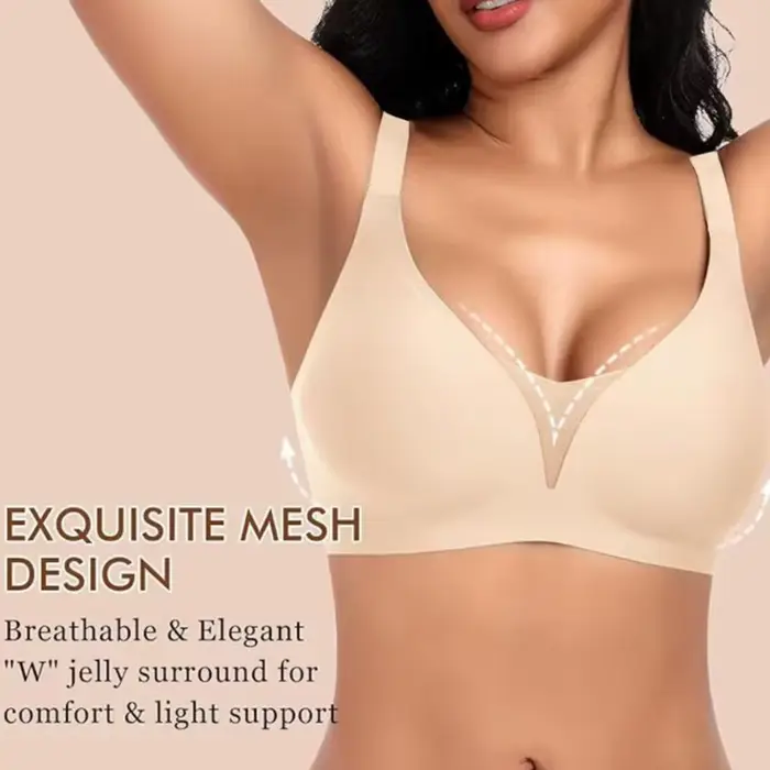 S-XL veľká veľkosť bezšvová krásna chrbát jednodielna dámska podprsenka s háčikom vzadu bez drôtikov push-up