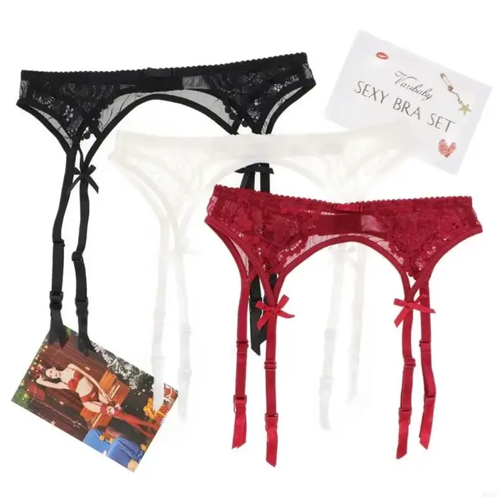 Sexy a pohodlné polyesterové podväzky pre ženy, držanie pančuchy, perfektný strih, romantický darček pre špeciálne príležitosti