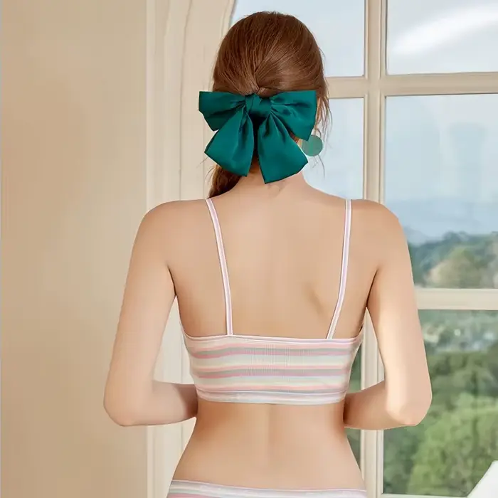 Bavlnená push-up podprsenka bez kostic pre ženy