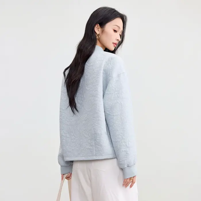 Veste de baseball femme SENTUBILA Automne Hiver 2026 Nouvelle Collection – Manteau décontracté avec 