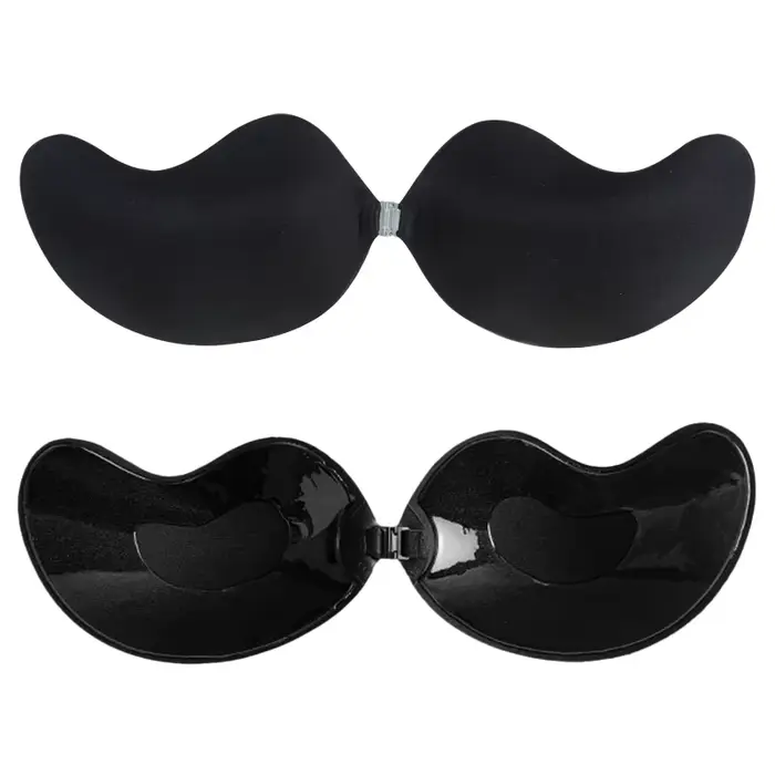 Soutien-gorge invisible en silicone push-up sexy sans bretelles, rehausseur de poitrine adhésif disc