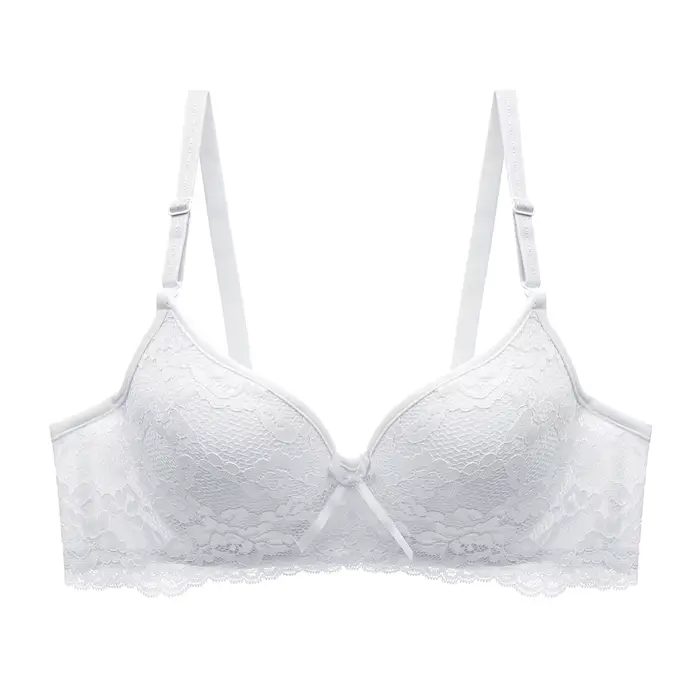 Lager – soutien-gorge en dentelle pour femmes, Lingerie Sexy, à armatures, en coton doublé, Floral, 