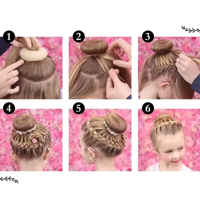 Machine à chignon magique pour femmes, 1 pièce, S M L, noir/marron/ivoire, Donut Bagel, outils pour 